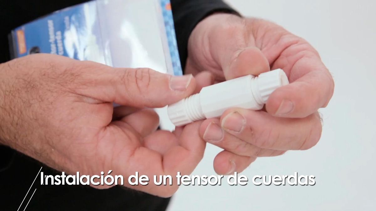 Cómo colocar un tensor de cuerdas paso 2