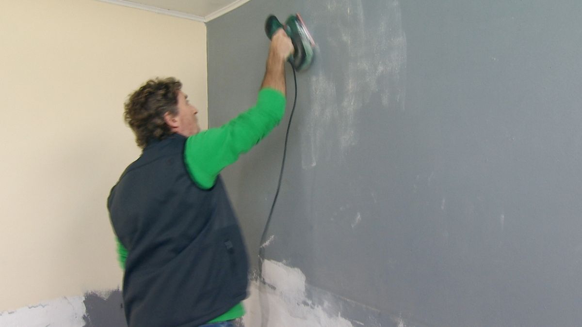 Revestimiento plástico de pared paso 1