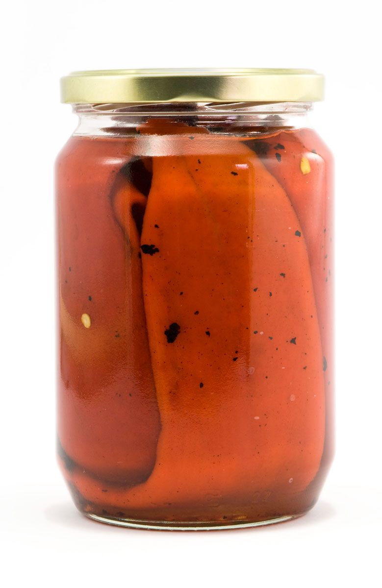 pimientos asados conserva