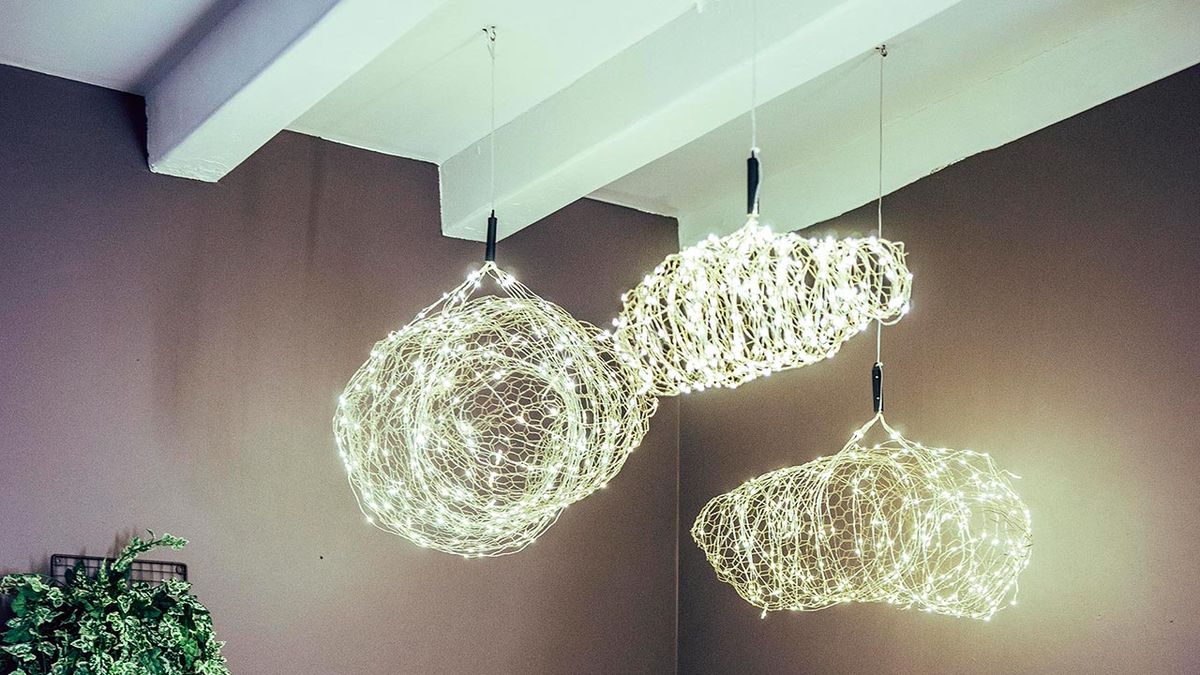 Como hacer una lámpara con forma de nube paso 7