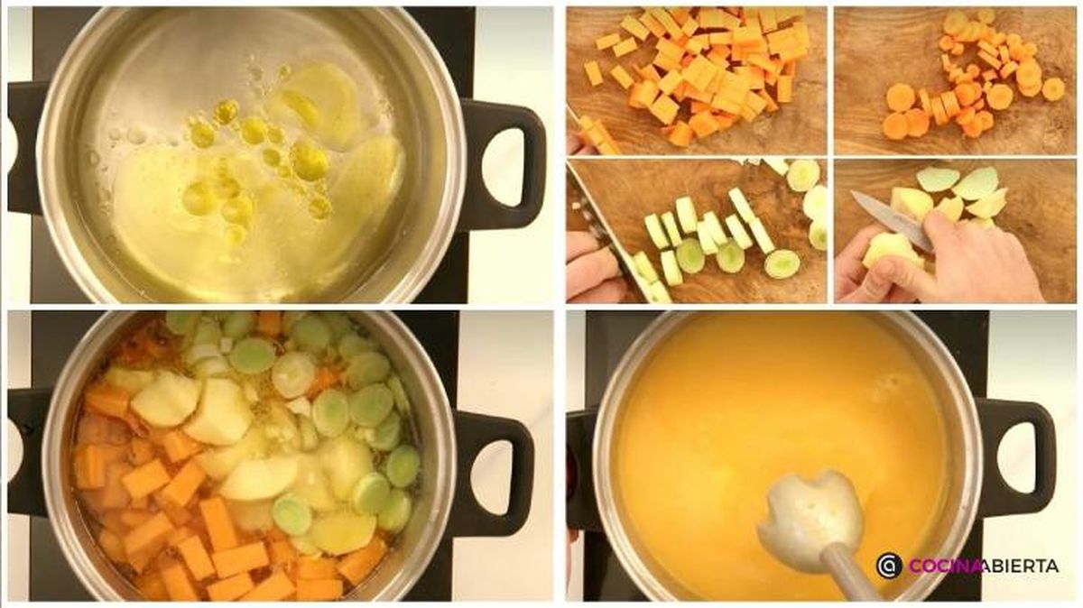 Paso a paso para preparar crema de calabaza