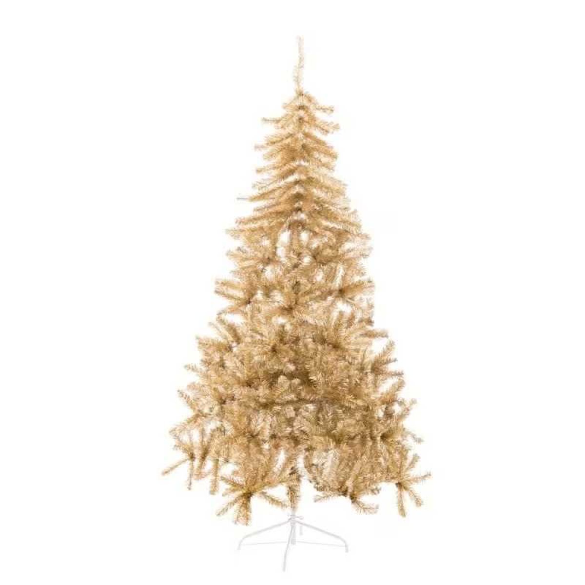Árbol de Navidad moderno dorado.