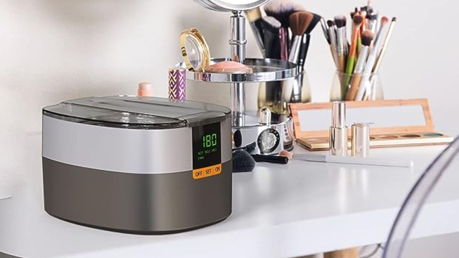 limpiador ultrasonidos joyas relojes gafas protesis