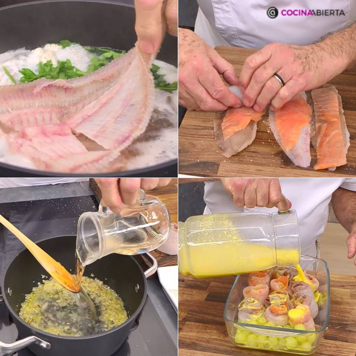 popietas gallo salmon pasos