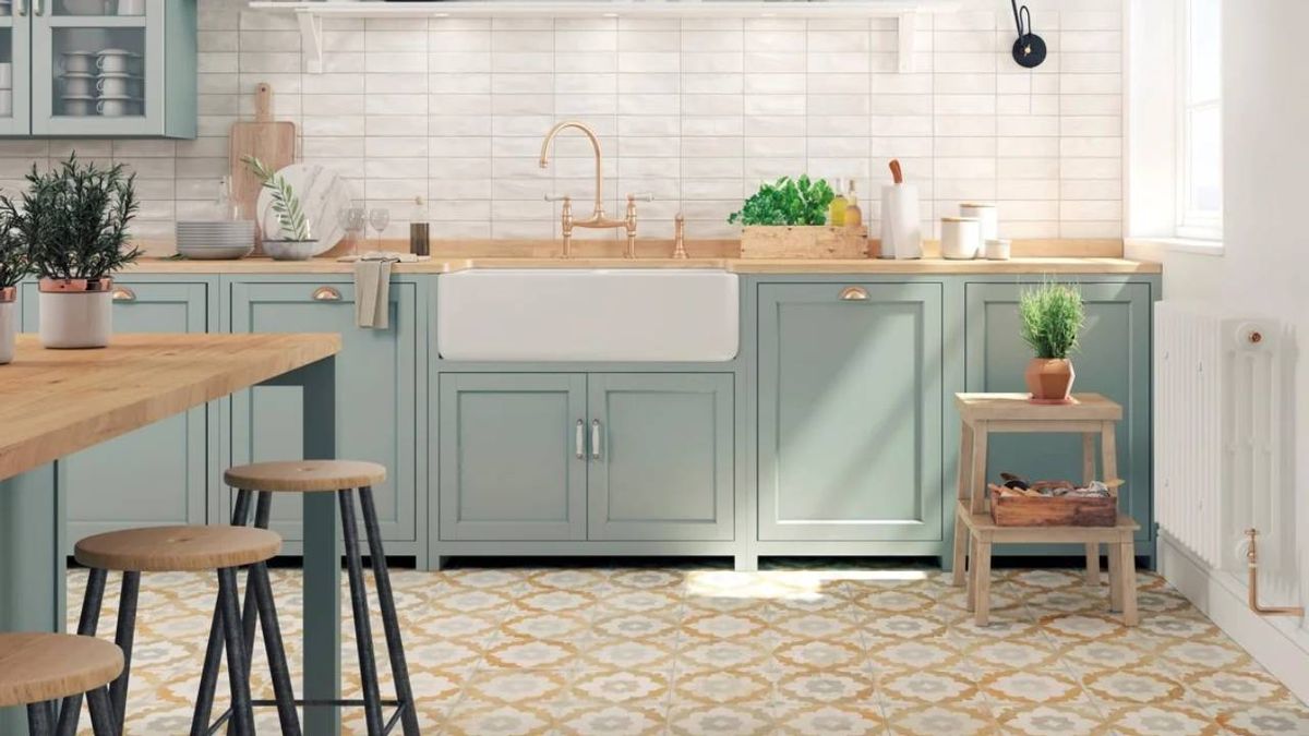 Suelo hidráulico en la cocina 1