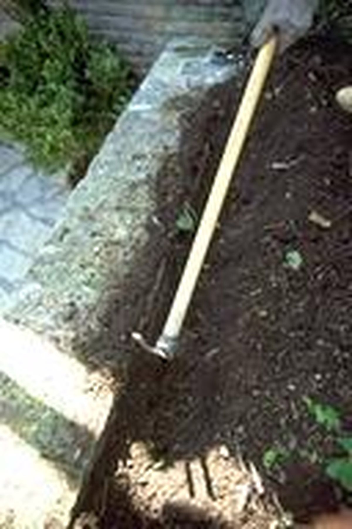 Fuente de piedra artificial paso 1