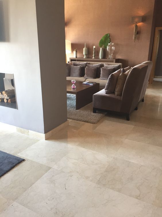 suelo marmol crema