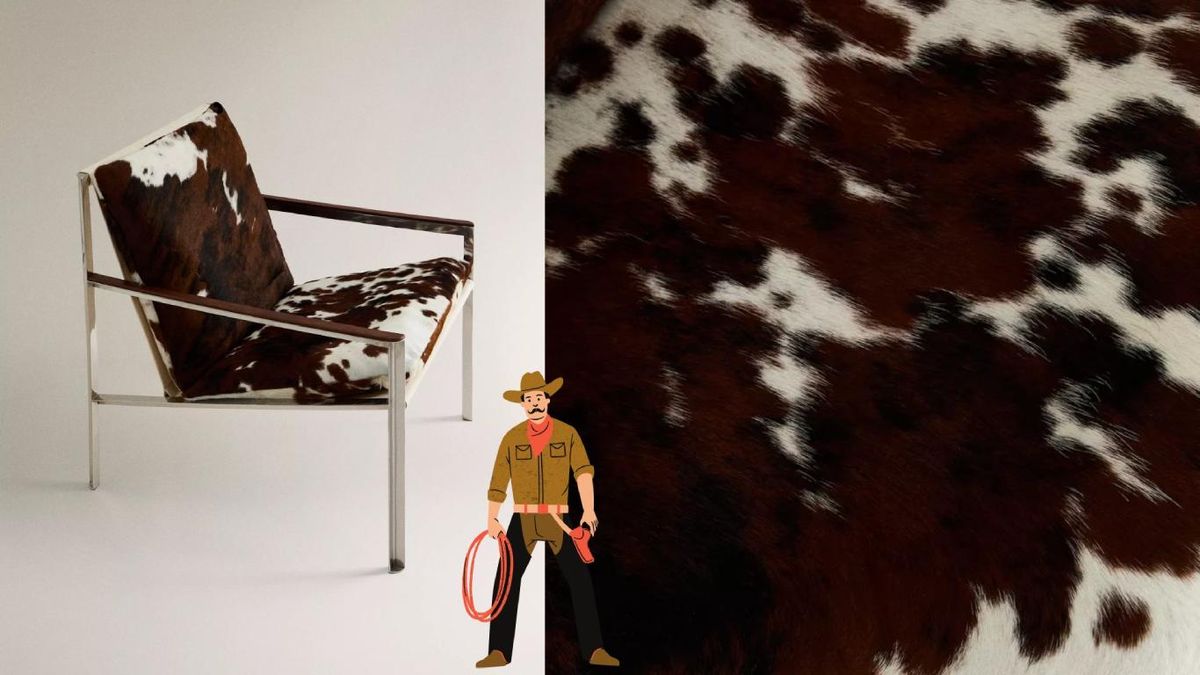 Butaca de piel bovina.