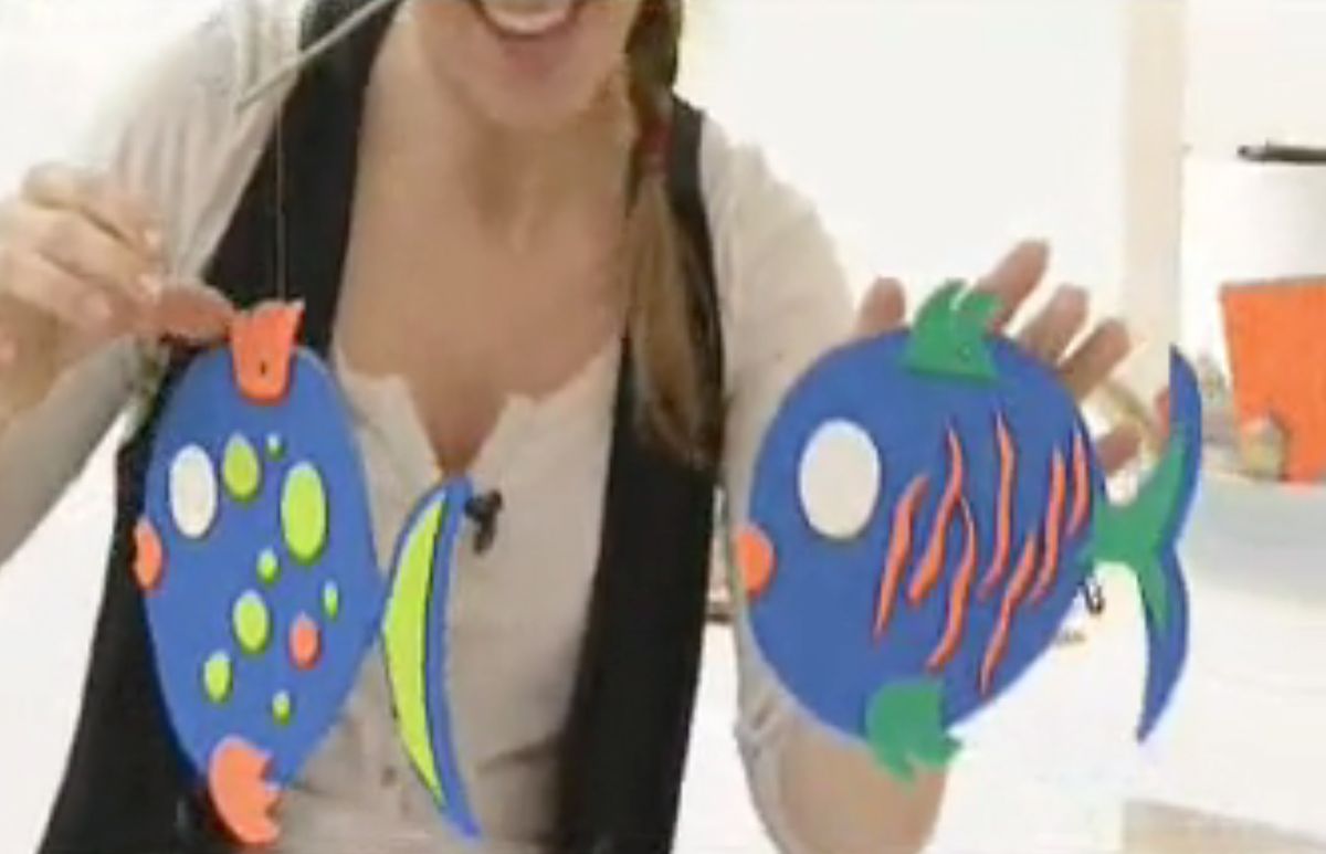 Cómo hacer un móvil colgante para bebés paso 7