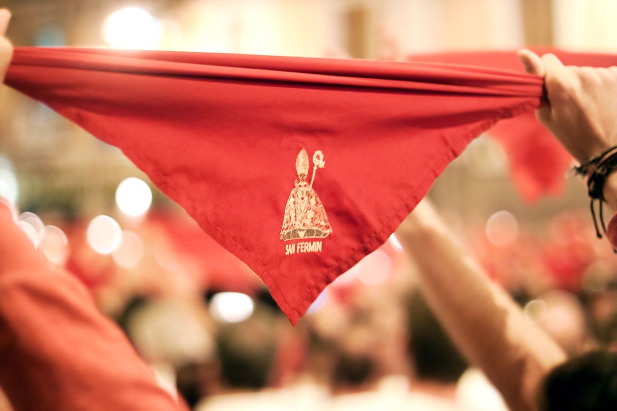 fiestas san fermines pamplona panuelo
