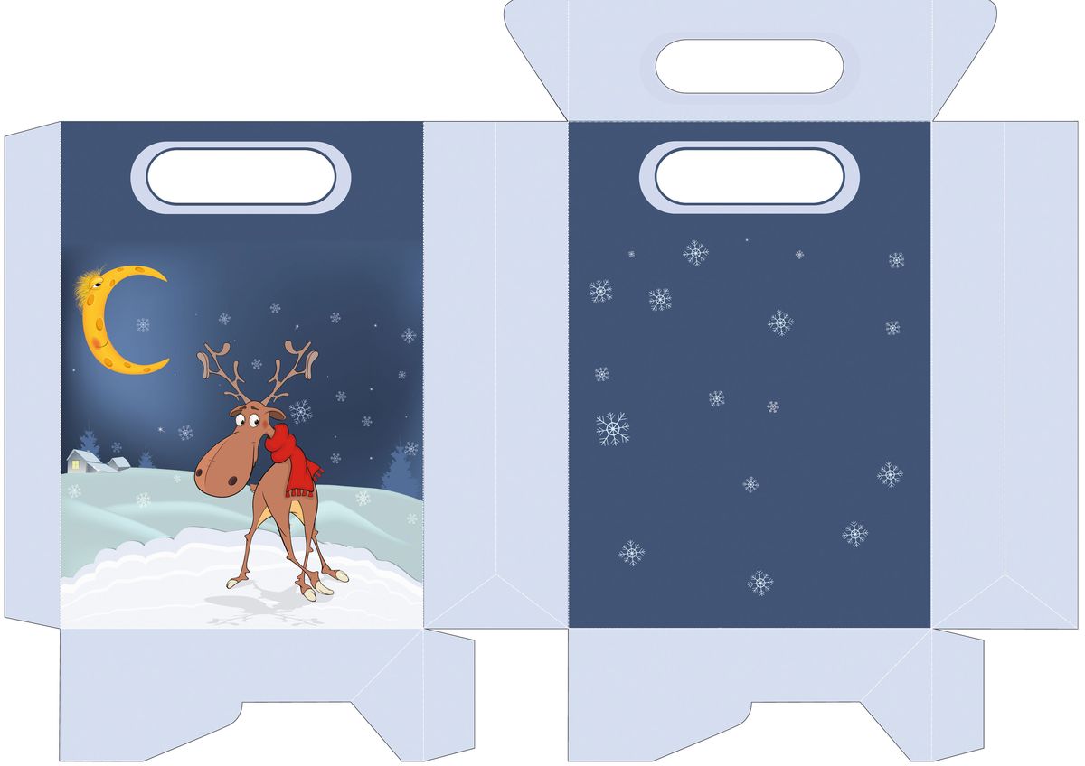 Bolsas pequeñas de Navidad para imprimir 7