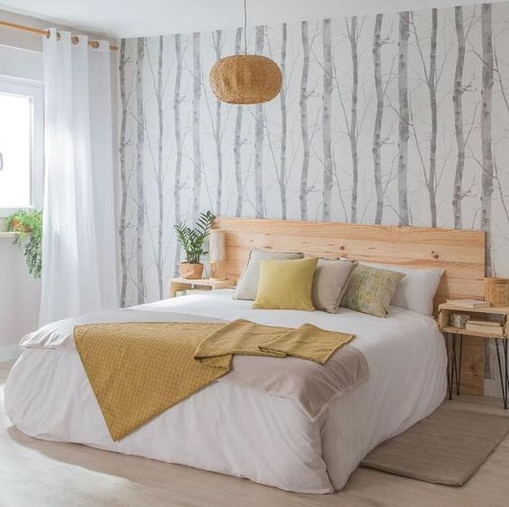 dormitorio papel pintado pinterest mujer hoy