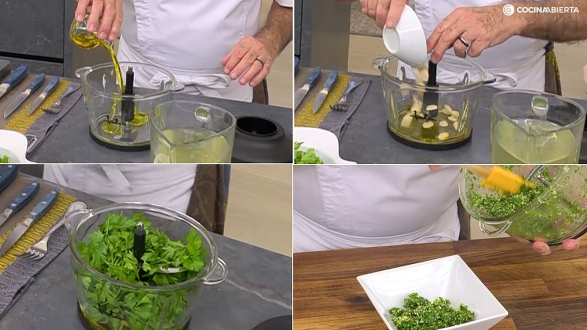 receta risotto de rape con pesto de perejil almendras pasos karl7233