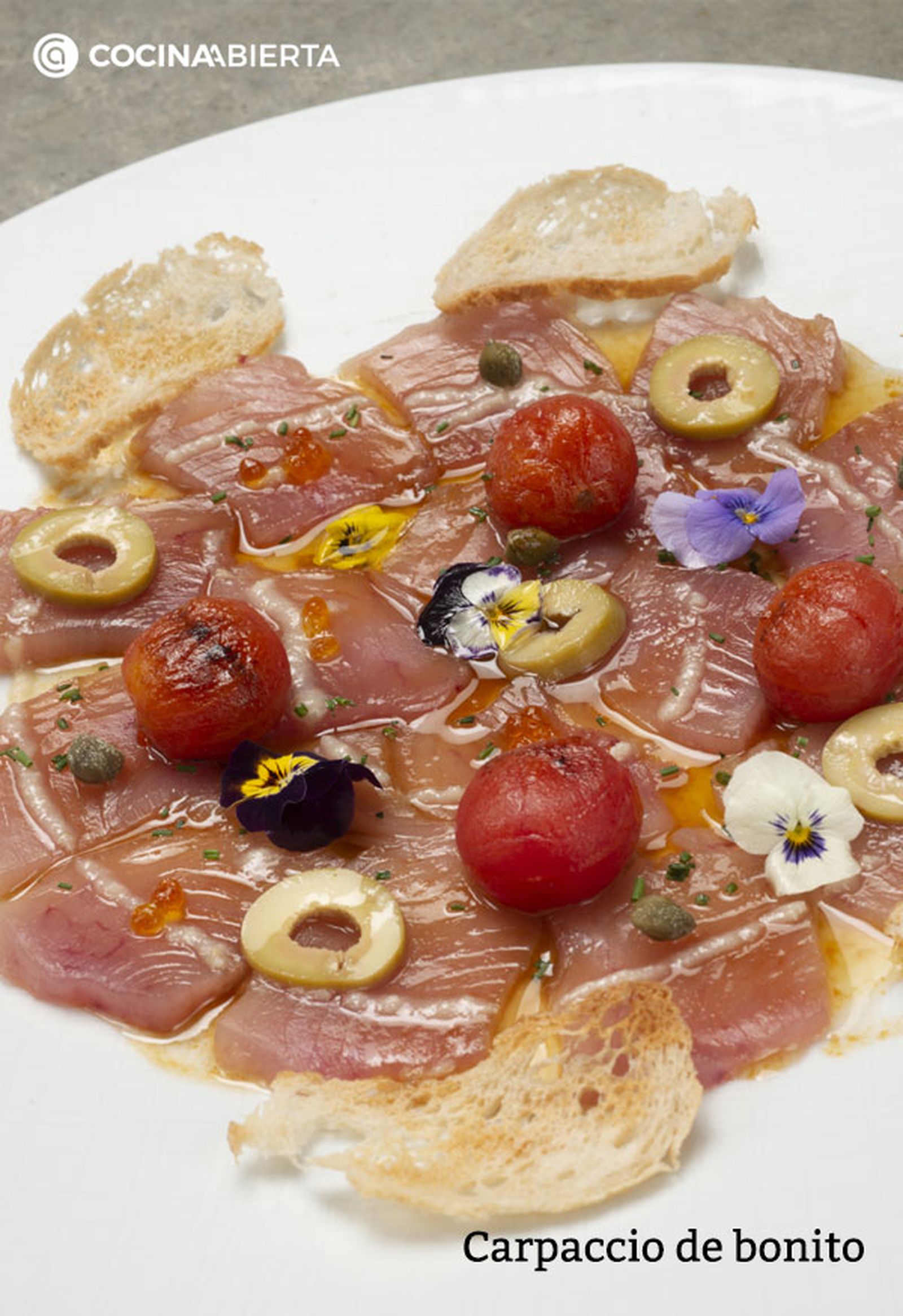 carpaccio de bonito v