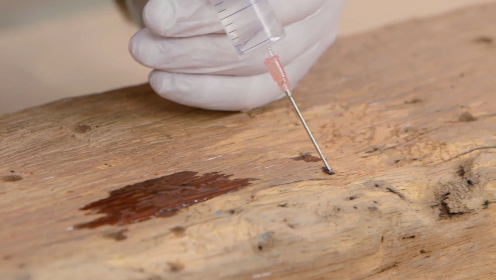 Cómo hacer una lámpara con una viga de madera paso 5