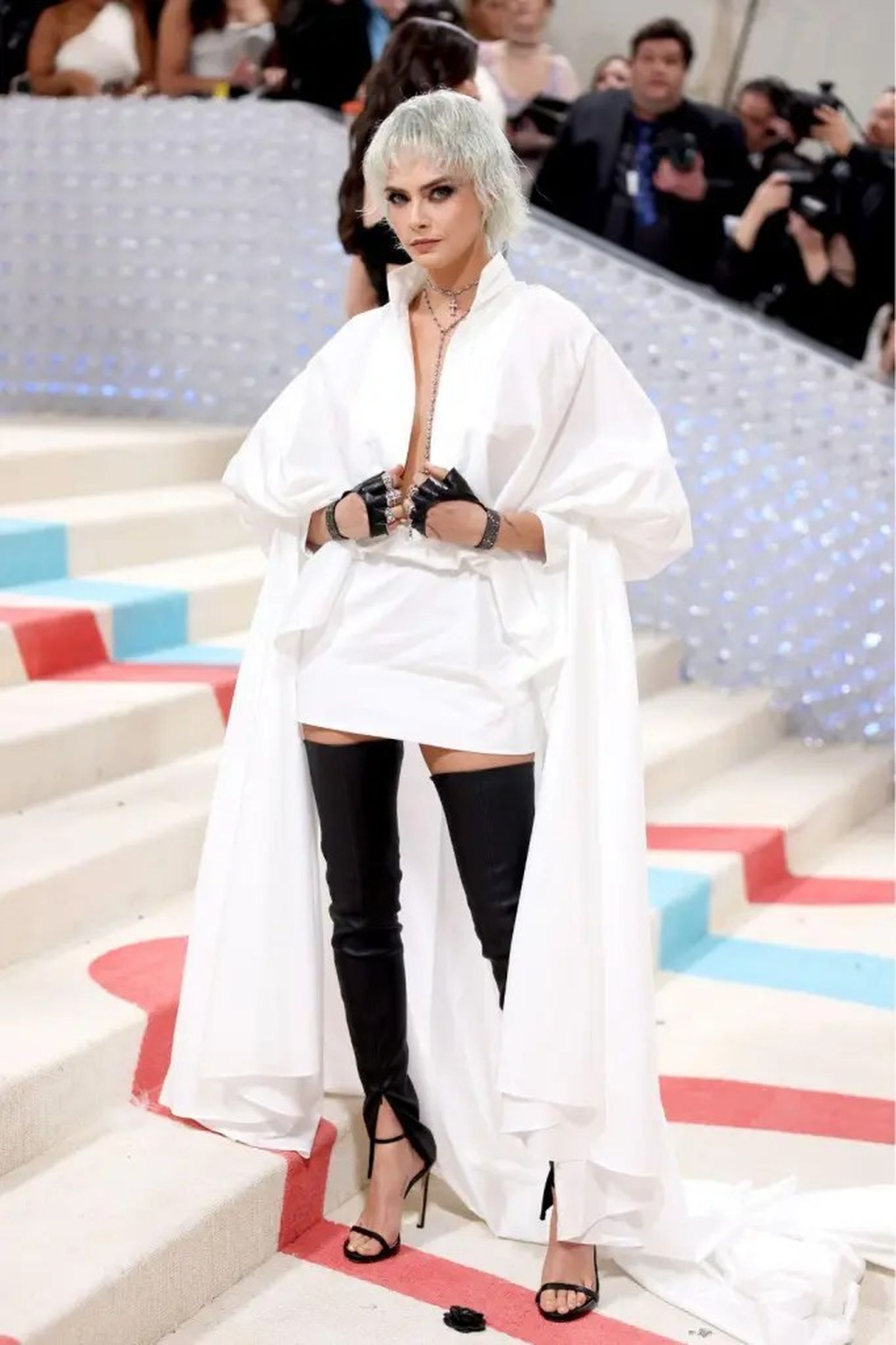 La actriz y modelo Cara Delivingne MET Gala 2023