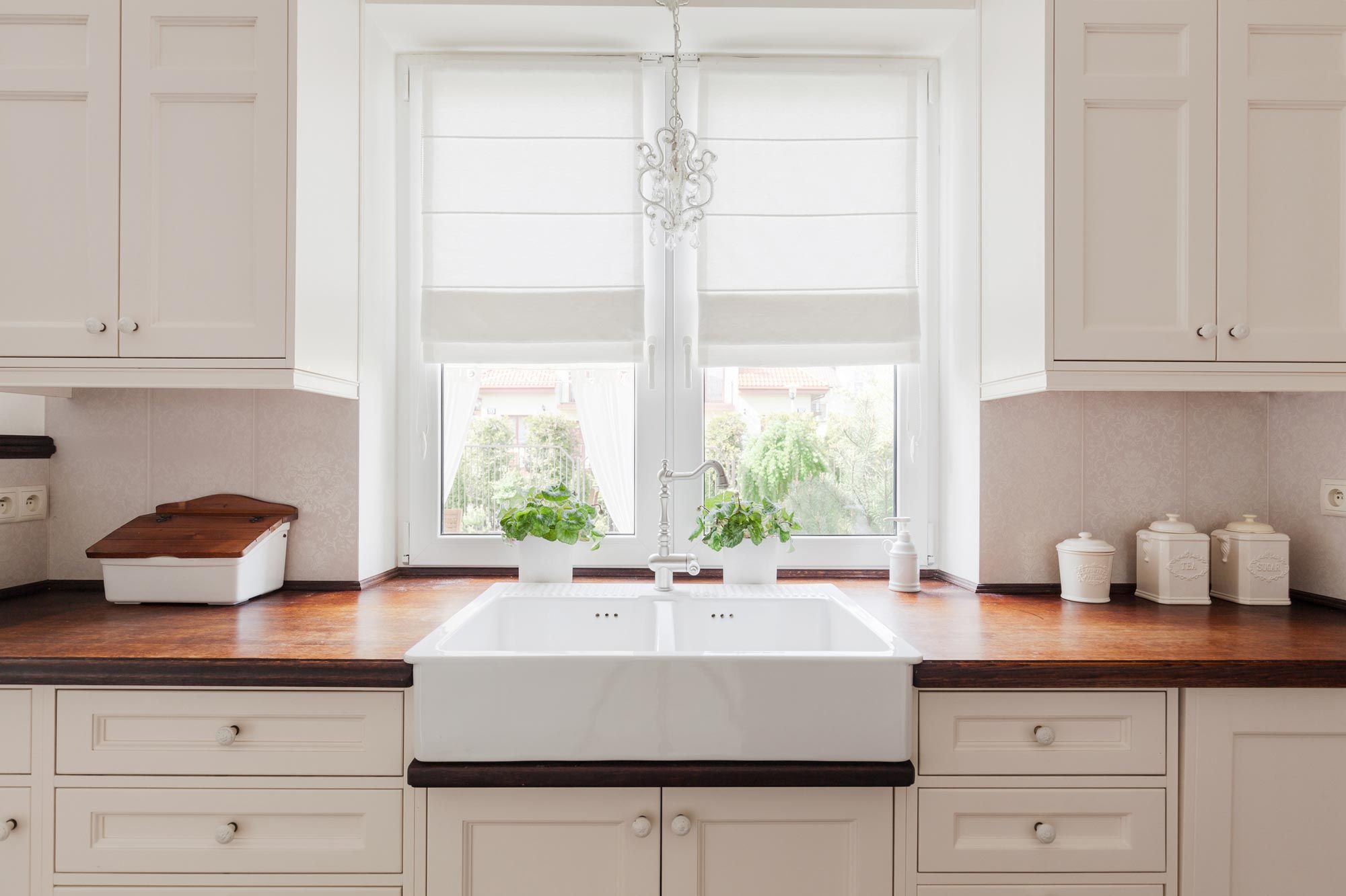 Decoración de cocinas de color blanco 3