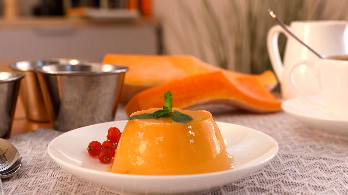 Receta de flan de calabaza   paso 8