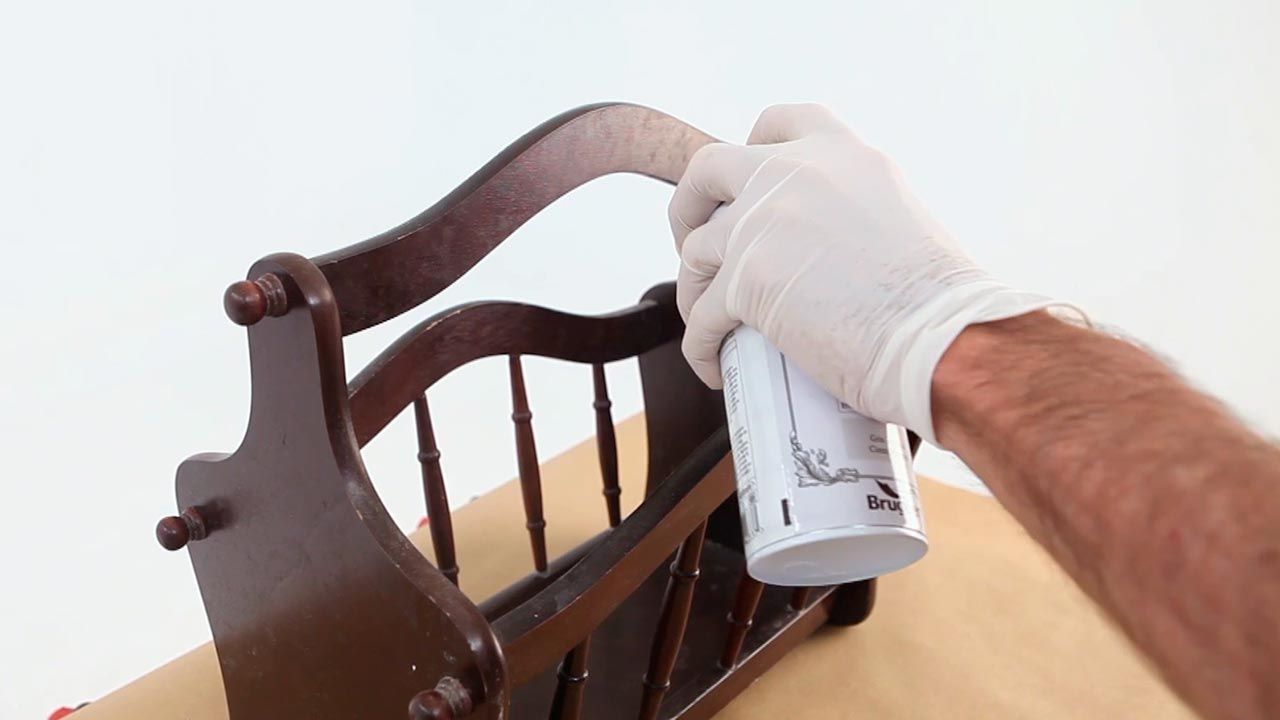 Como arreglar y pintar un revistero de madera paso 4