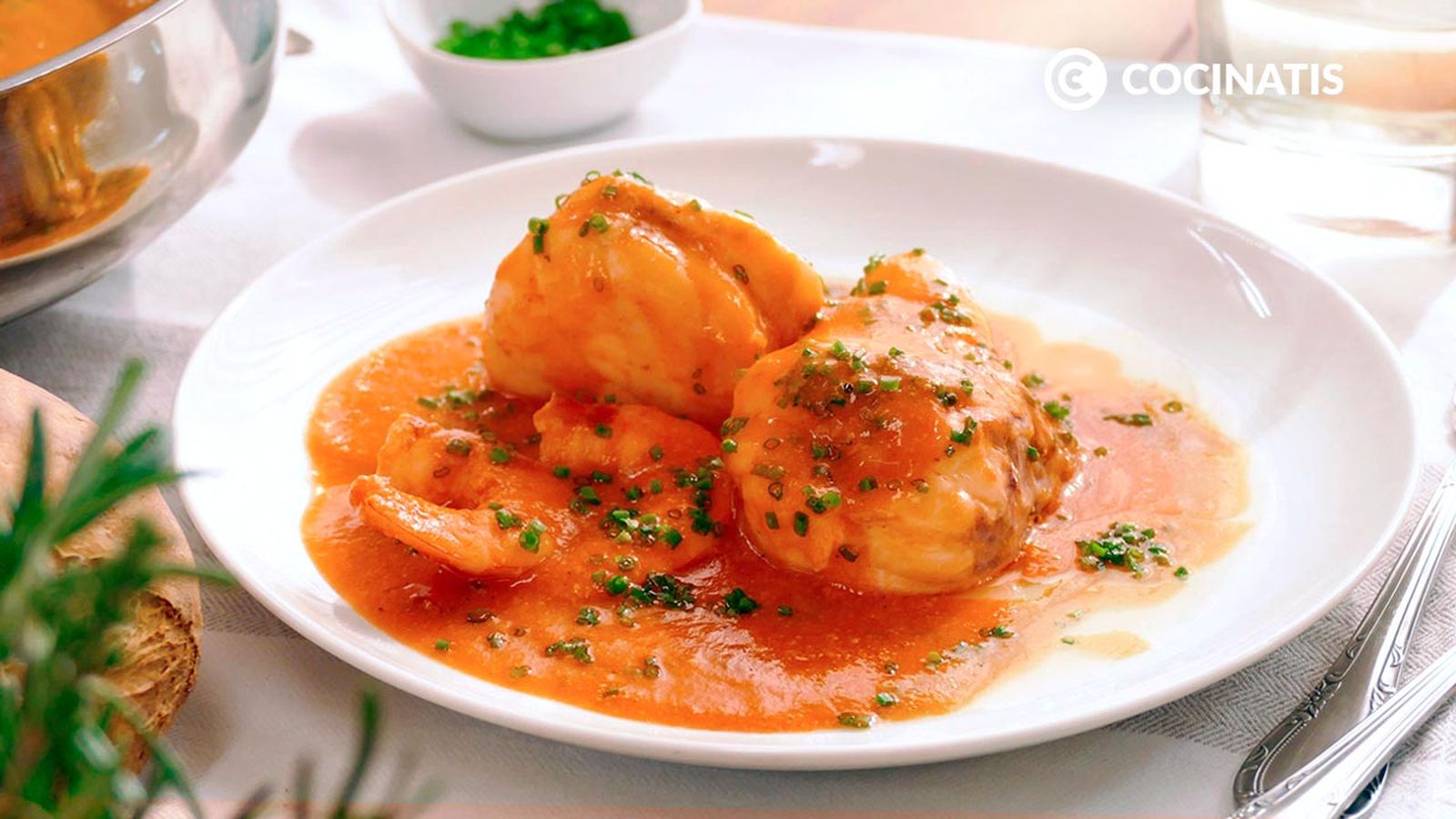 Rape con salsa americana  principal