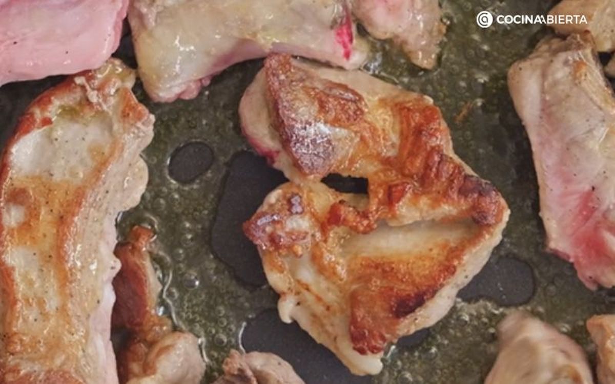 Arroz con costillas de cerdo - paso 1