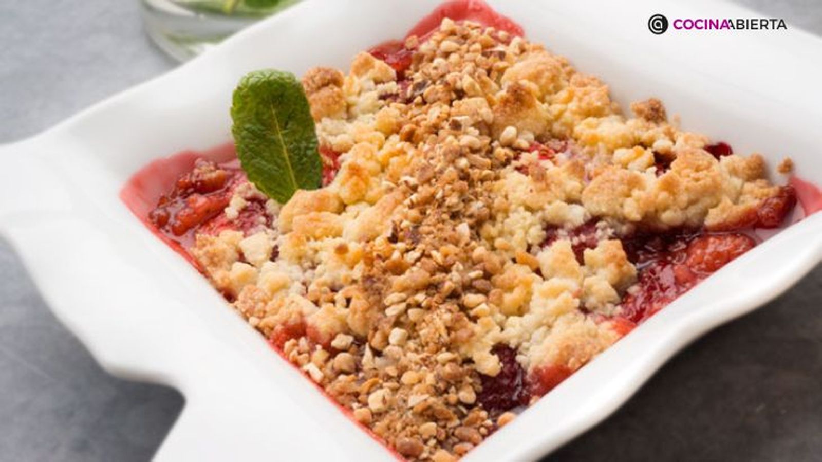 Crumble de fresas