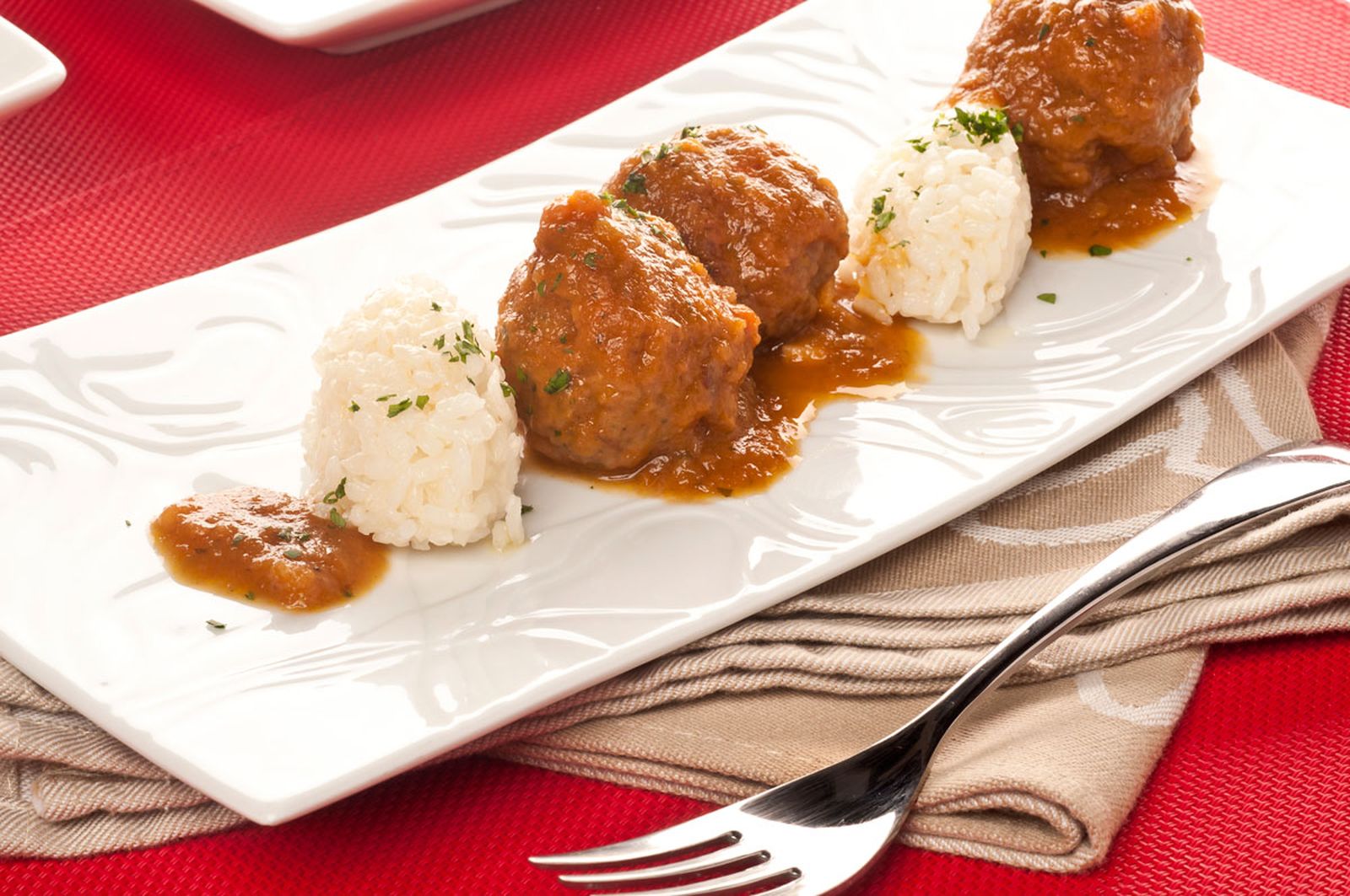 225 (1041) Albondigas de verduras con arroz xl