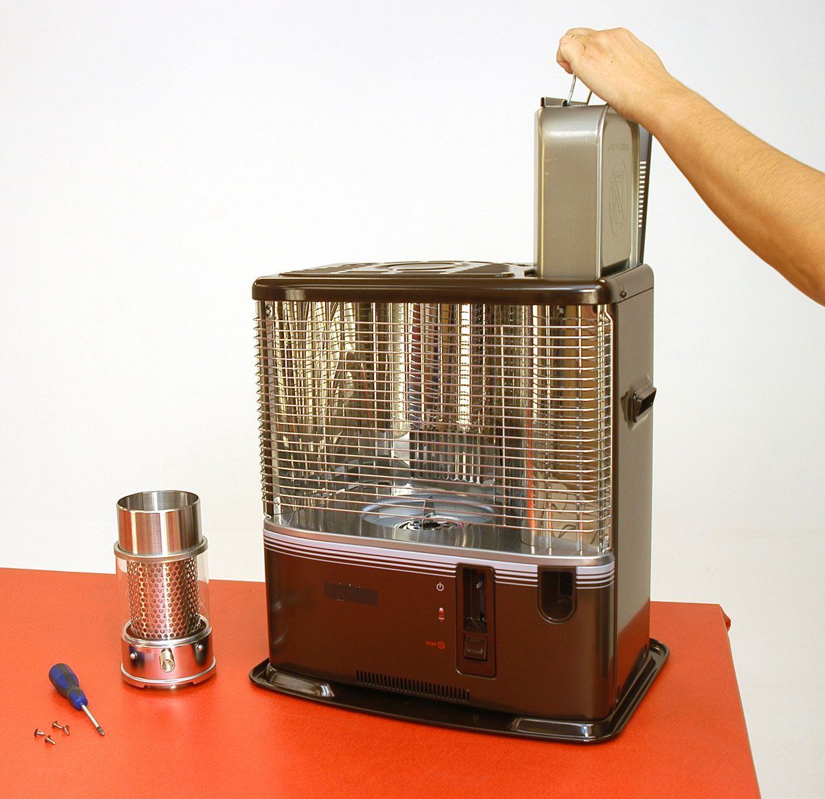 Estufas de parafina paso 3