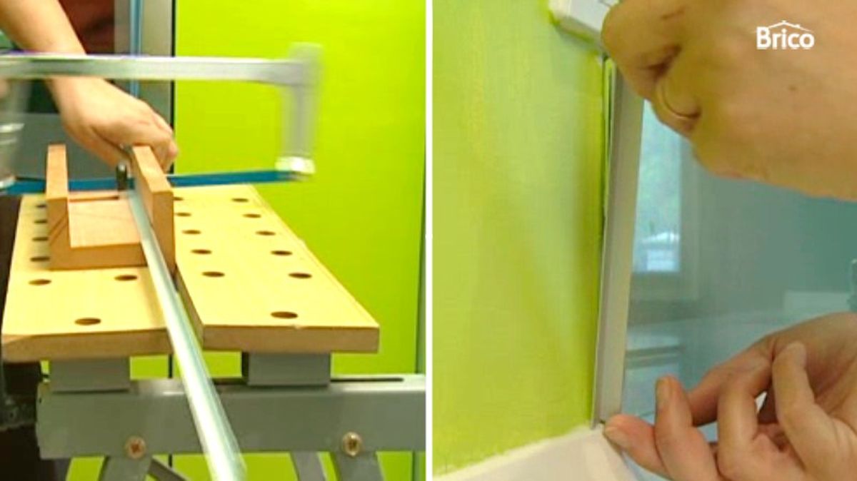 Pasos para colocar un perfil en ángulo de la ventana