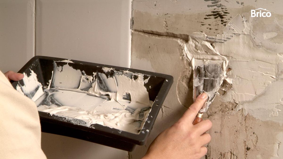 Fisura en pared alicatada paso 3