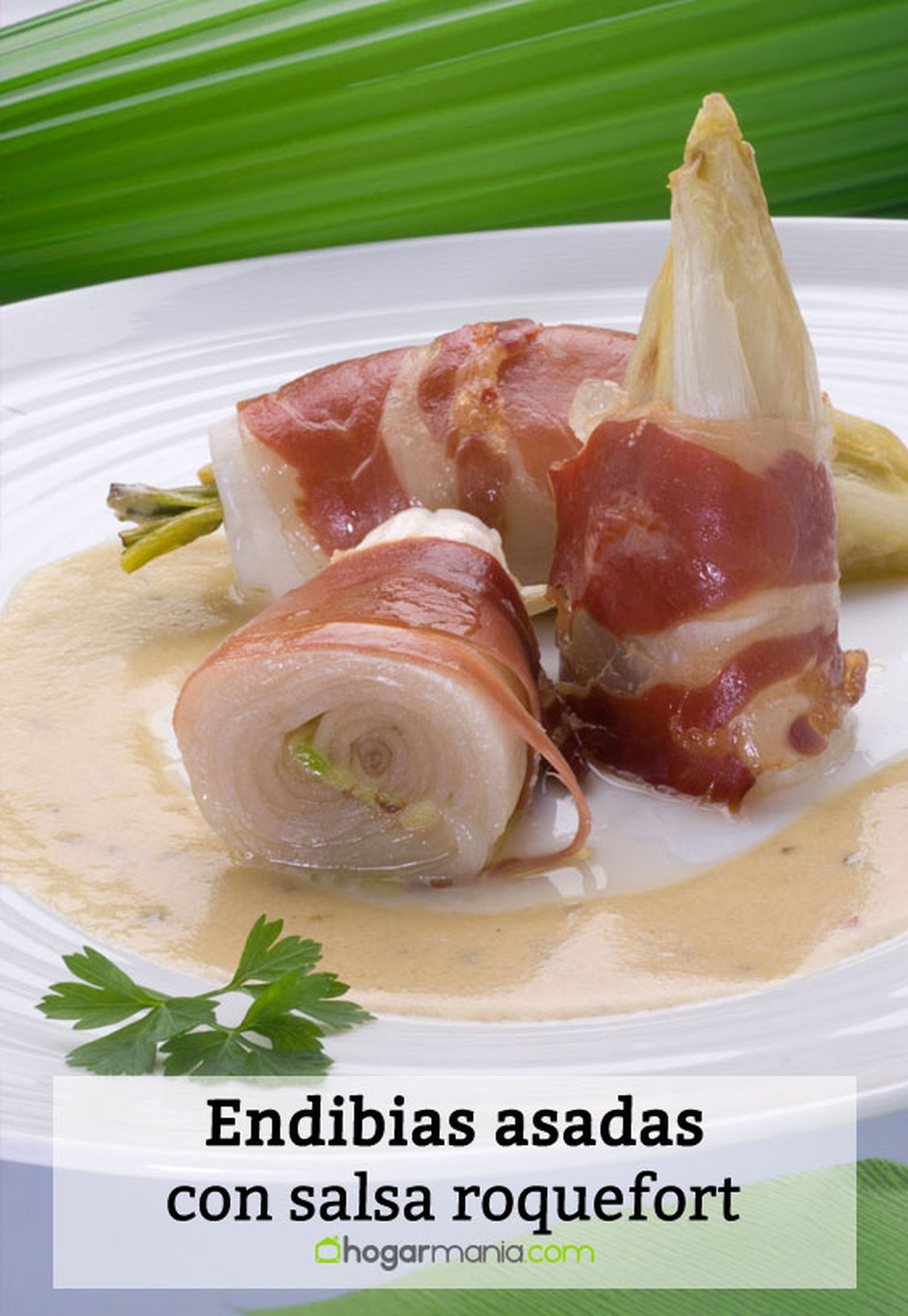 endibias asadas salsa roquefort pin