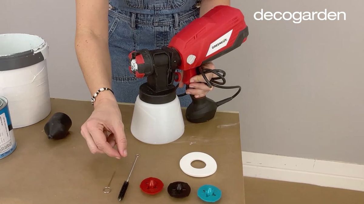 pistola de pintar electrica modelo