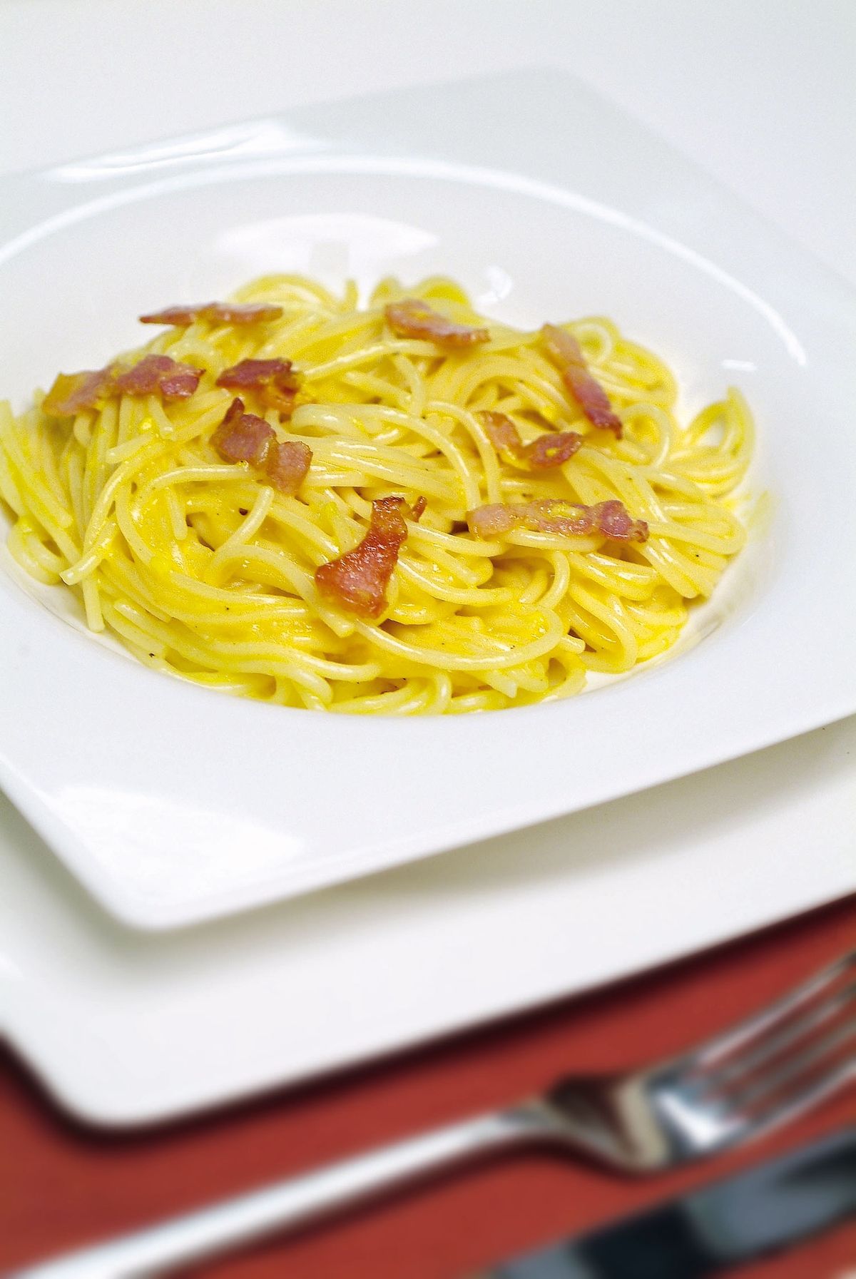 receta espaguetis salsa carbonara