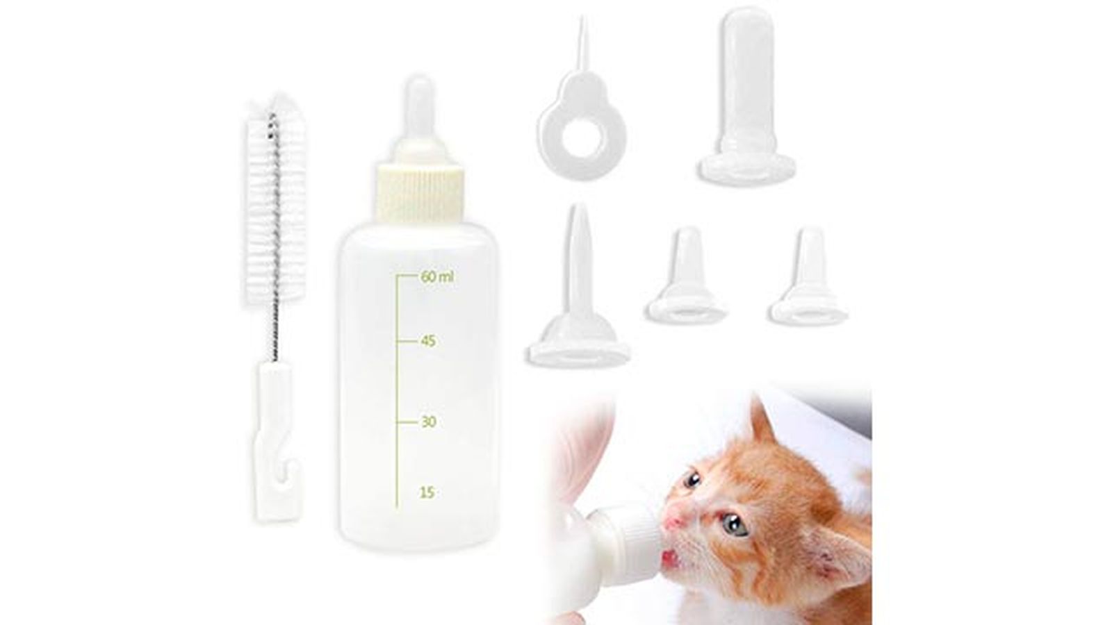 kit biberones tetinas gatitos