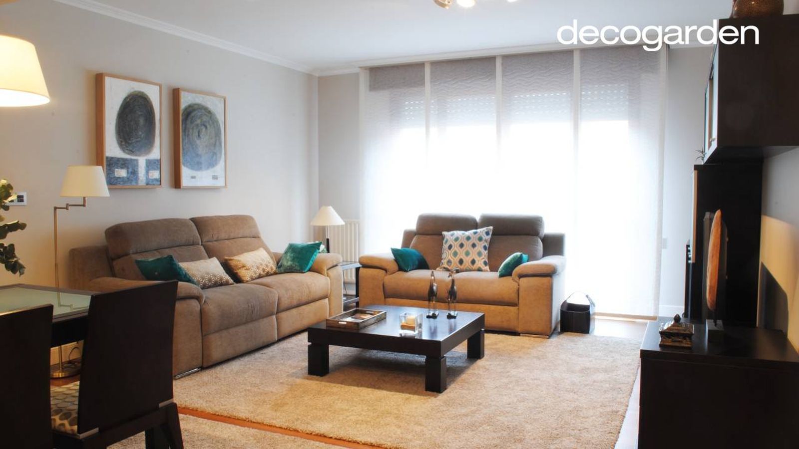 Salón del piso reformado.