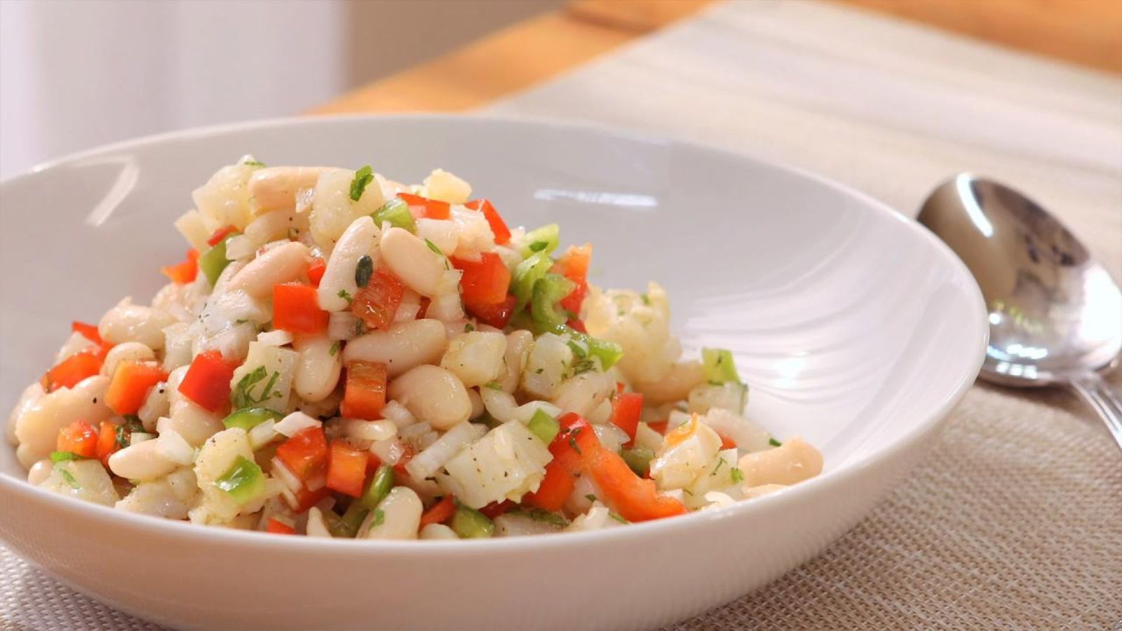 Empedrado de alubias y bacalao