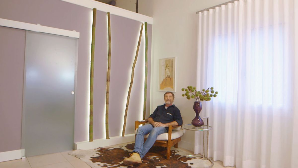 Cañas de bambú decorativas y luminosas paso 14