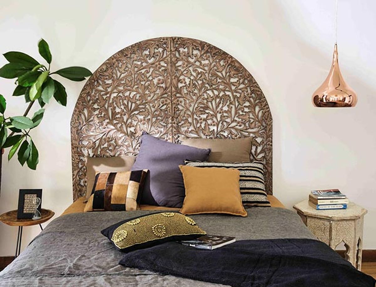 cabecero de cama de cama indore maisons du monde