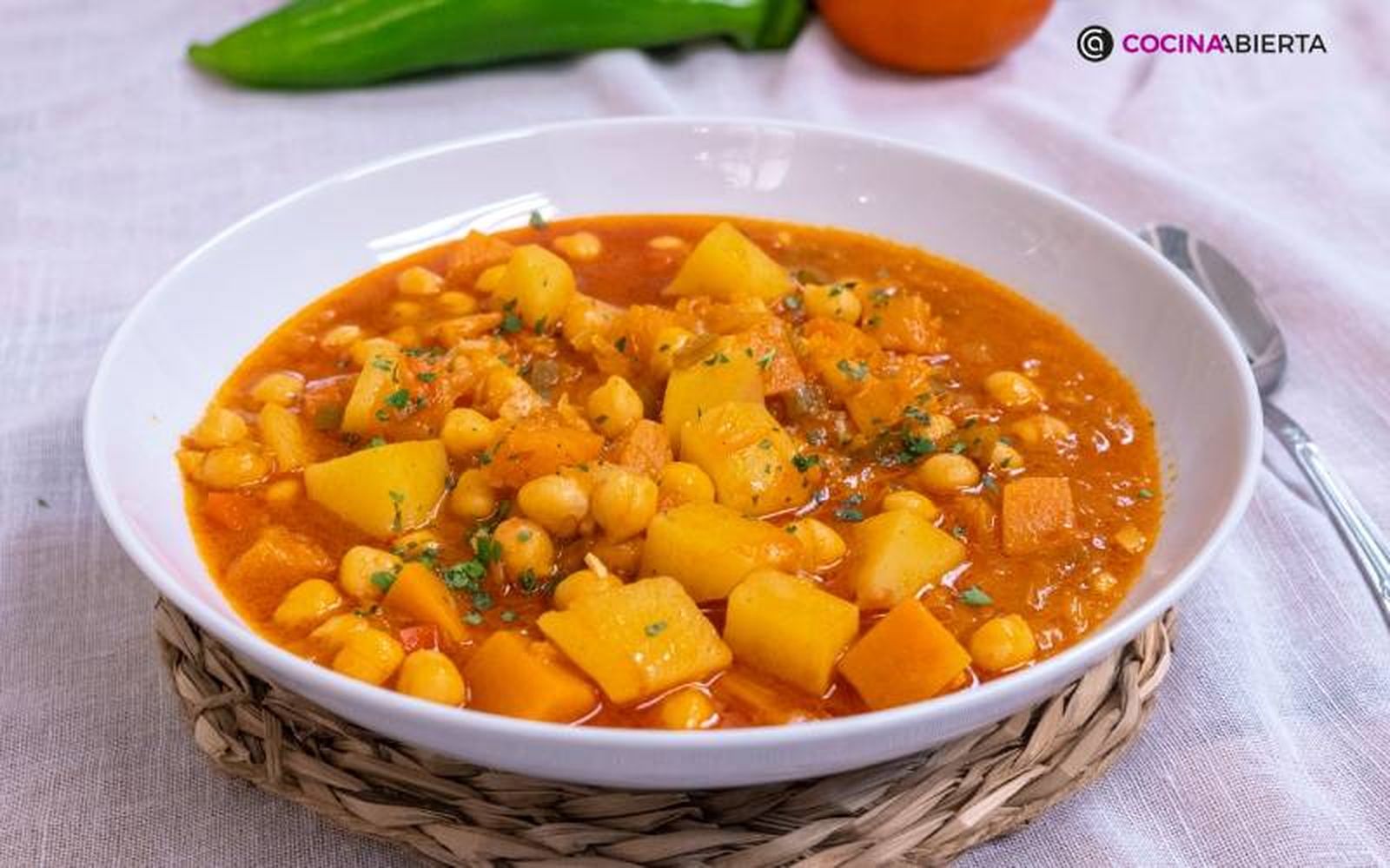 Garbanzos con calabaza - paso 4