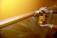 Pintar un friso de madera paso 4