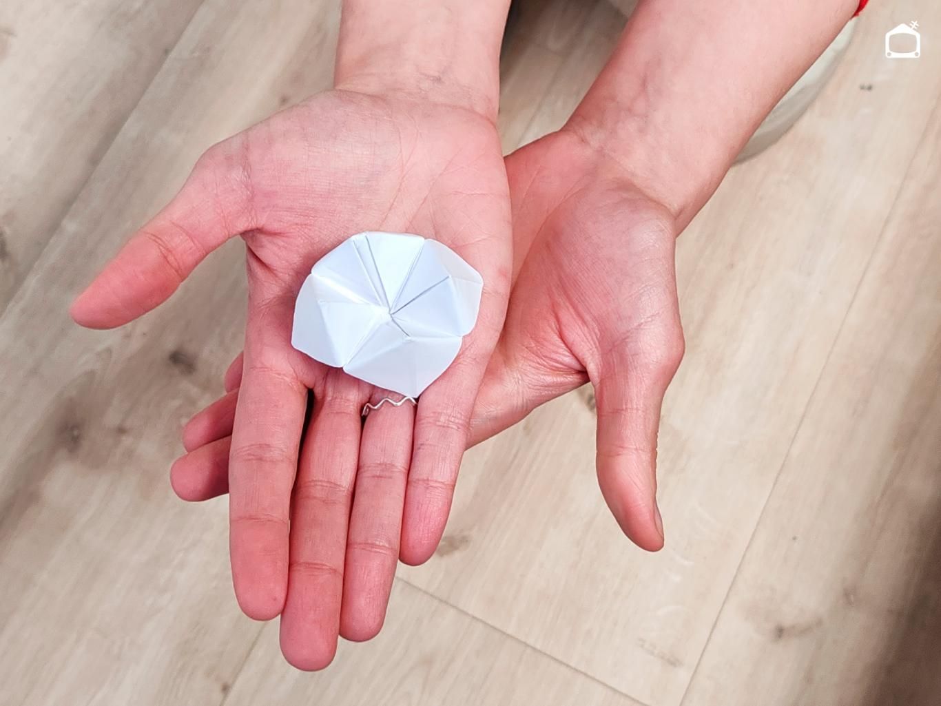 Comecocos de papel.