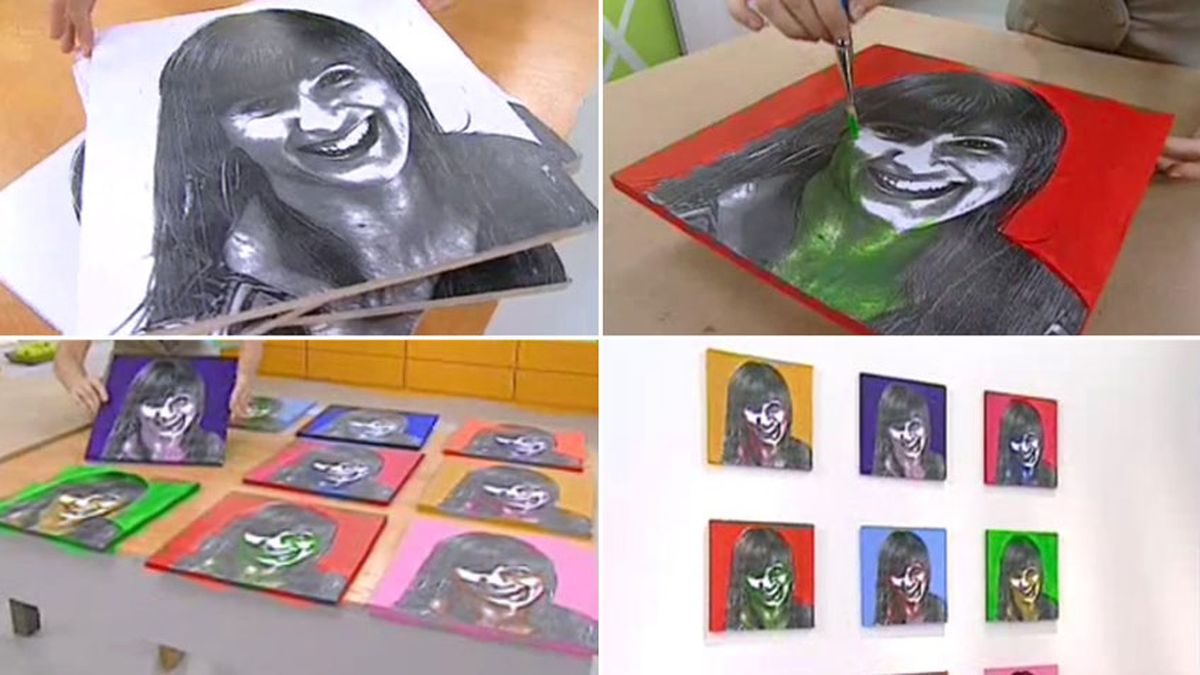 Hacer cuadros pop art