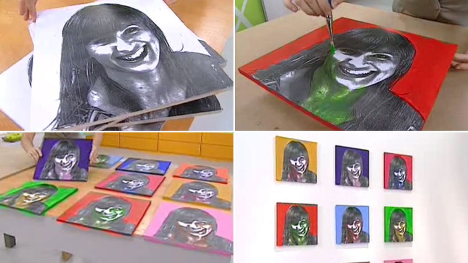 Hacer cuadros pop art