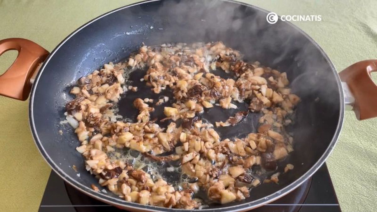Freímos los boletus picadas
