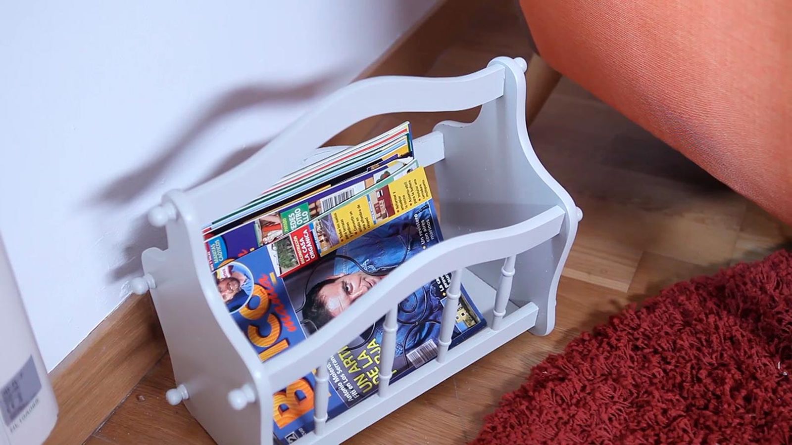 Como arreglar y pintar un revistero de madera