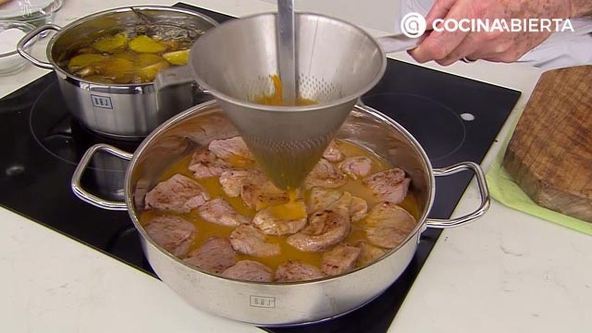 solomillo en salsa de naranja y jengibre receta original karlos arguinano karl6717 paso3