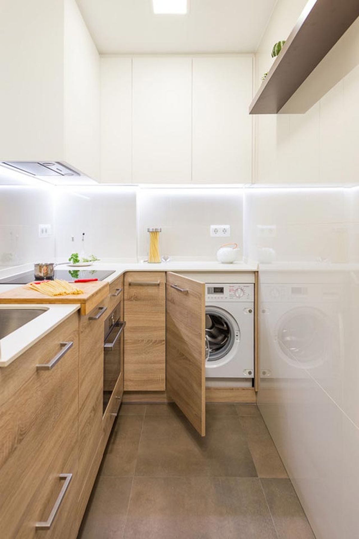 Cocinas pequeñas y alargadas 3