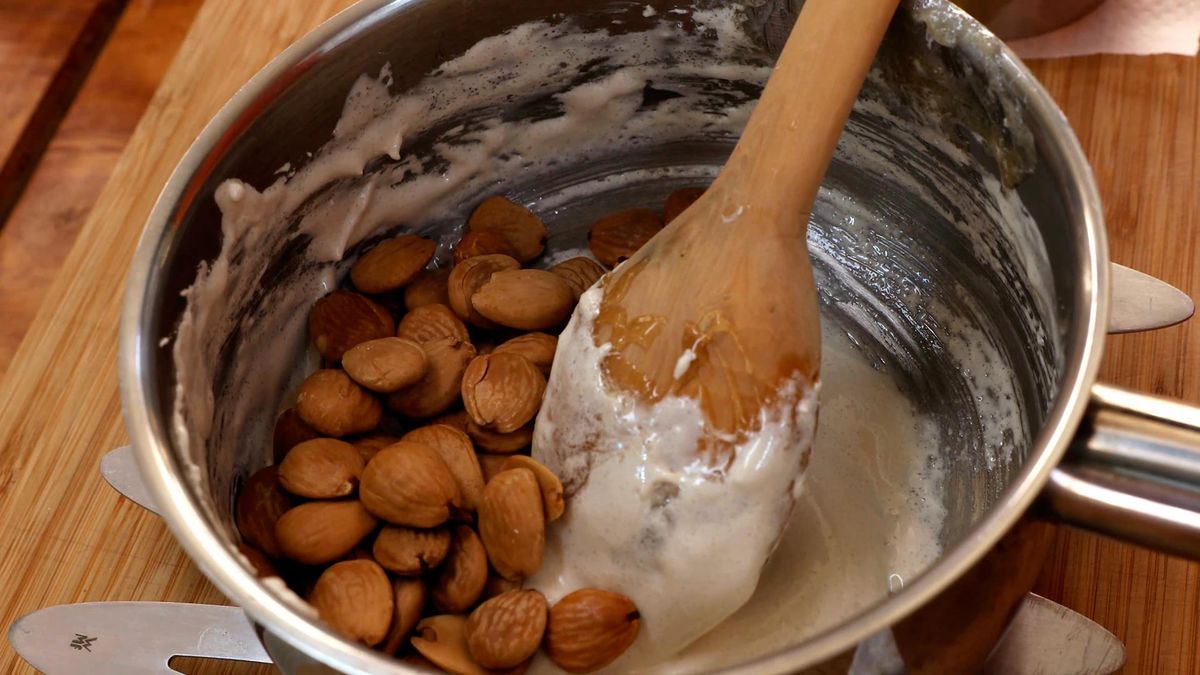 Receta de turrón duro casero   paso 5