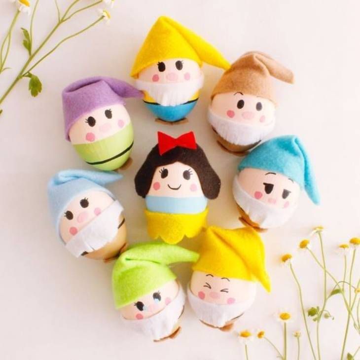 pintar huevos blancanieves pinterest Plamena Vasileva