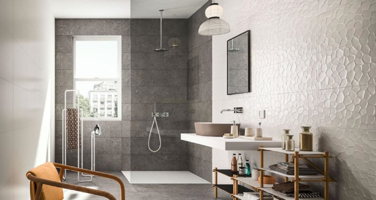 Duchas modernas principales protagonistas de los baños 12